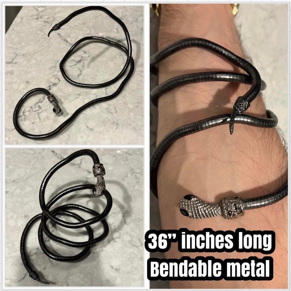 Taylor Swift Style Reputation Snake Necklace Wrap… - image 2